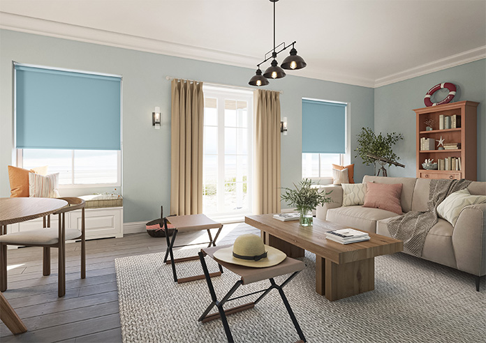 Trinity (FR Blackout), Tranquil - Twist&Fit Roller Blind - Image 7